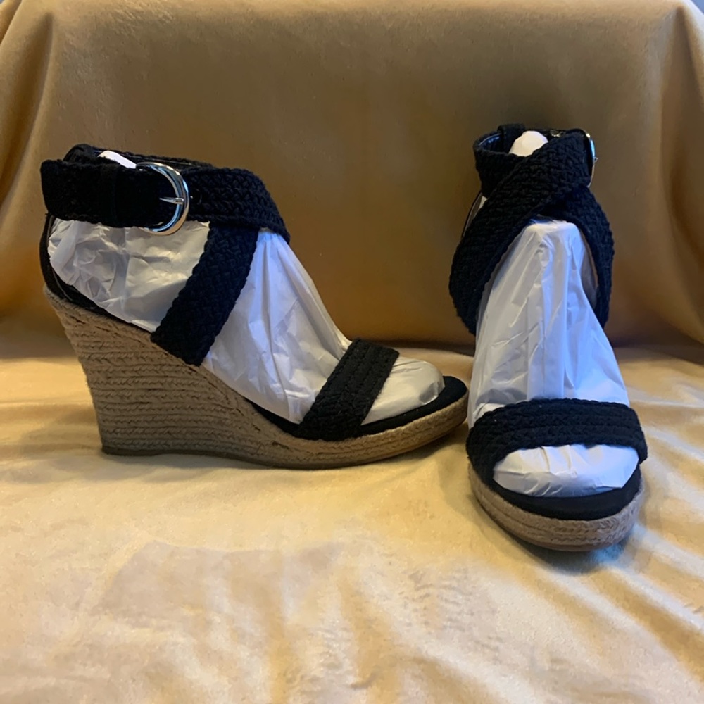 Dana Bachman Jacinda Wedge Sandal 8.5  EUC